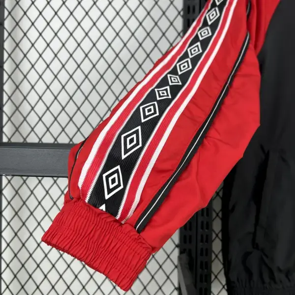 19 MNU red and black windreaker