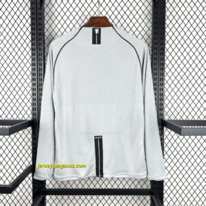 Manchester United 2007-08 Grey Goalkeepe Long Sleeves Retro Jersey