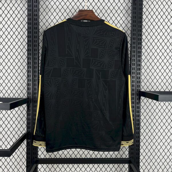 Mexico 2025-26 Gold- Black Long Sleeves Jersey