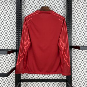 Paris Saint-Germain 2025-26 Red goalkeeper Long Sleeves Jersey