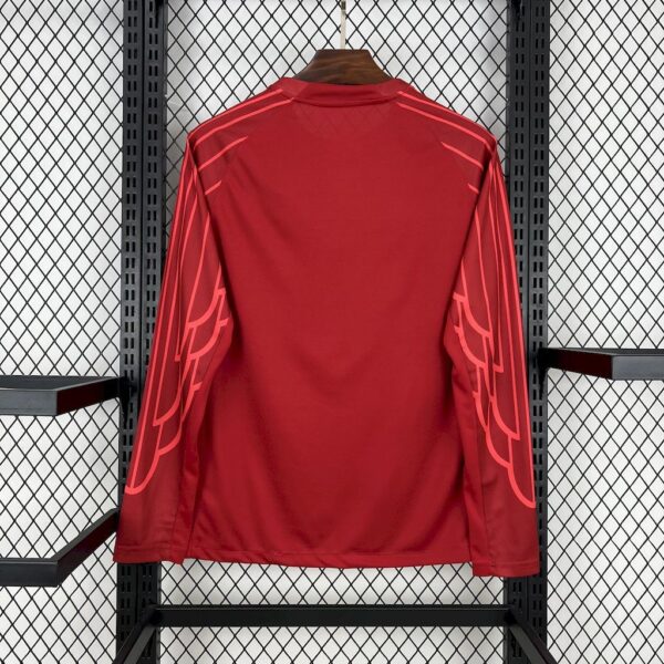 Paris Saint-Germain 2025-26 Red goalkeeper Long Sleeves Jersey