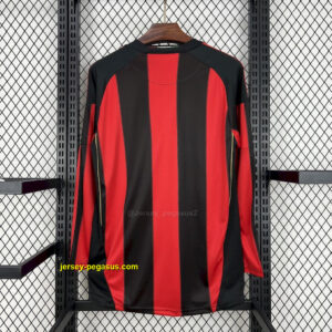AC Milan 2010-11 Home Long Sleeves Retro Jersey