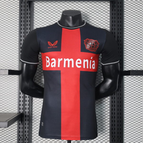 Bayer 04 Leverkusen 2024-25 Home Jersey Castore Player Version
