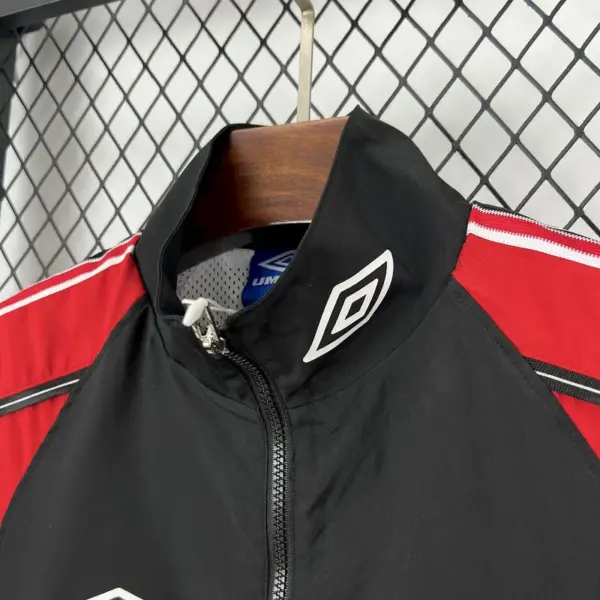 19 MNU red and black windreaker
