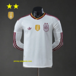 Spain 2026 Away 2-Star Champion Edition Player Version Long sleeves Jersey