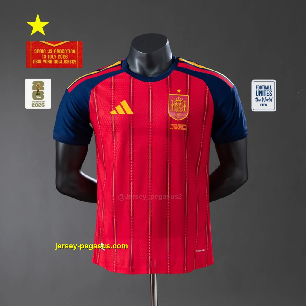 Spain 2026 Home Player Version Jersey