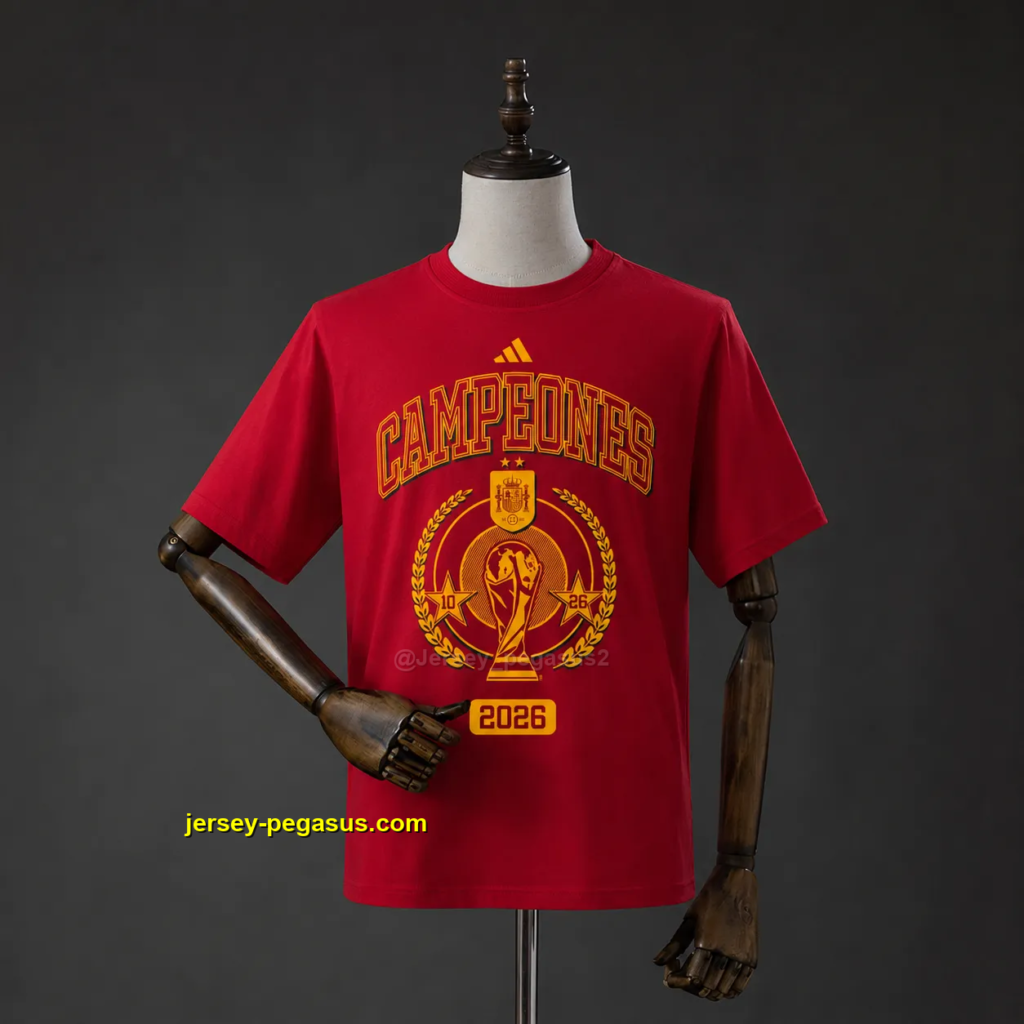 Spain We Are Champions T-Shirt Red