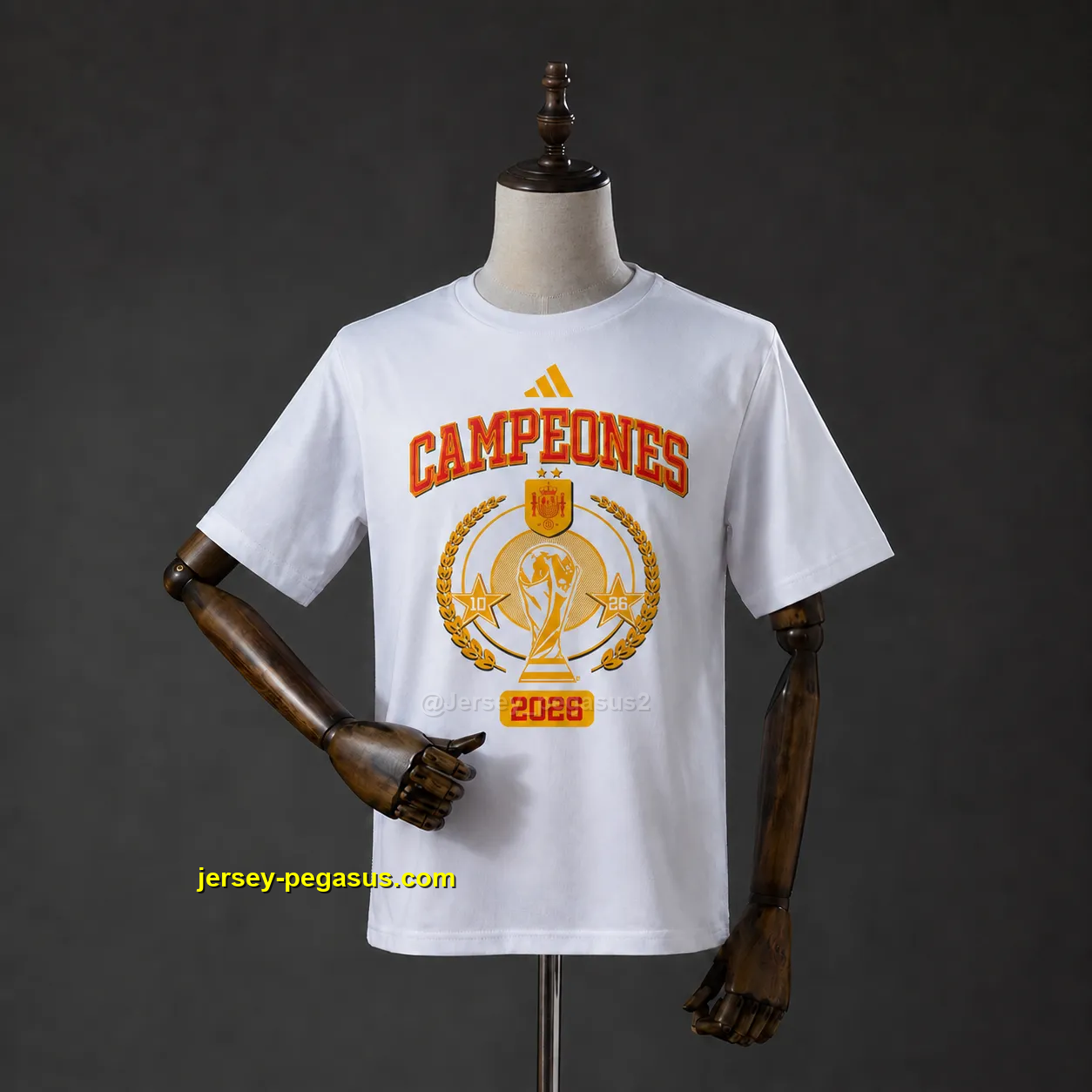 Spain We Are Champions T-Shirt White) Spain We Are Champions T-Shirt White)