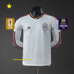 Spain 2026 Away Player Version Long Sleeve Jersey