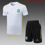 2627 short-sleeved Brazilian white-Brazil