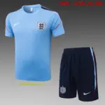 2627 short-sleeved England light blue-England