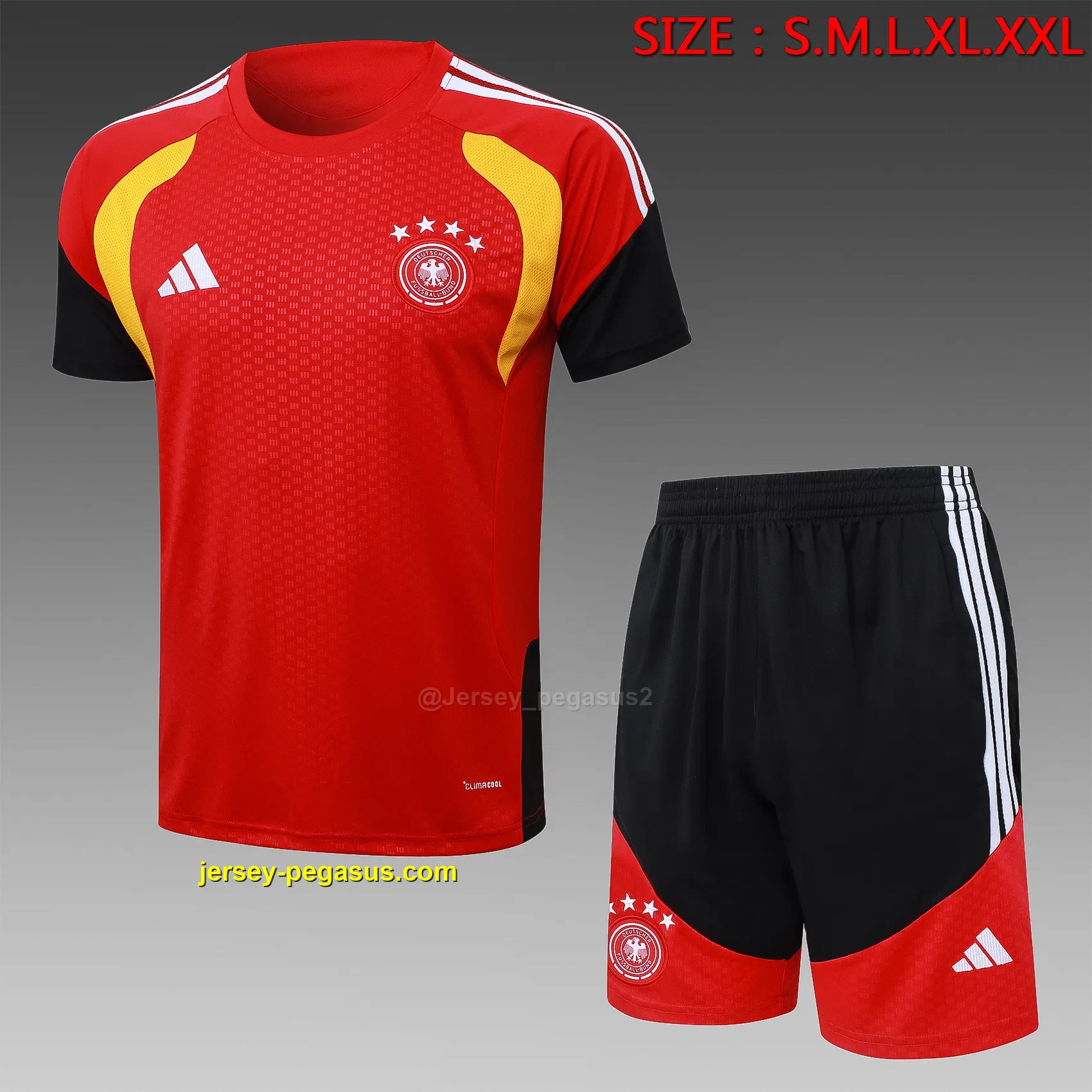 2627 short-sleeved German red-Germany 2627 short-sleeved German red-Germany