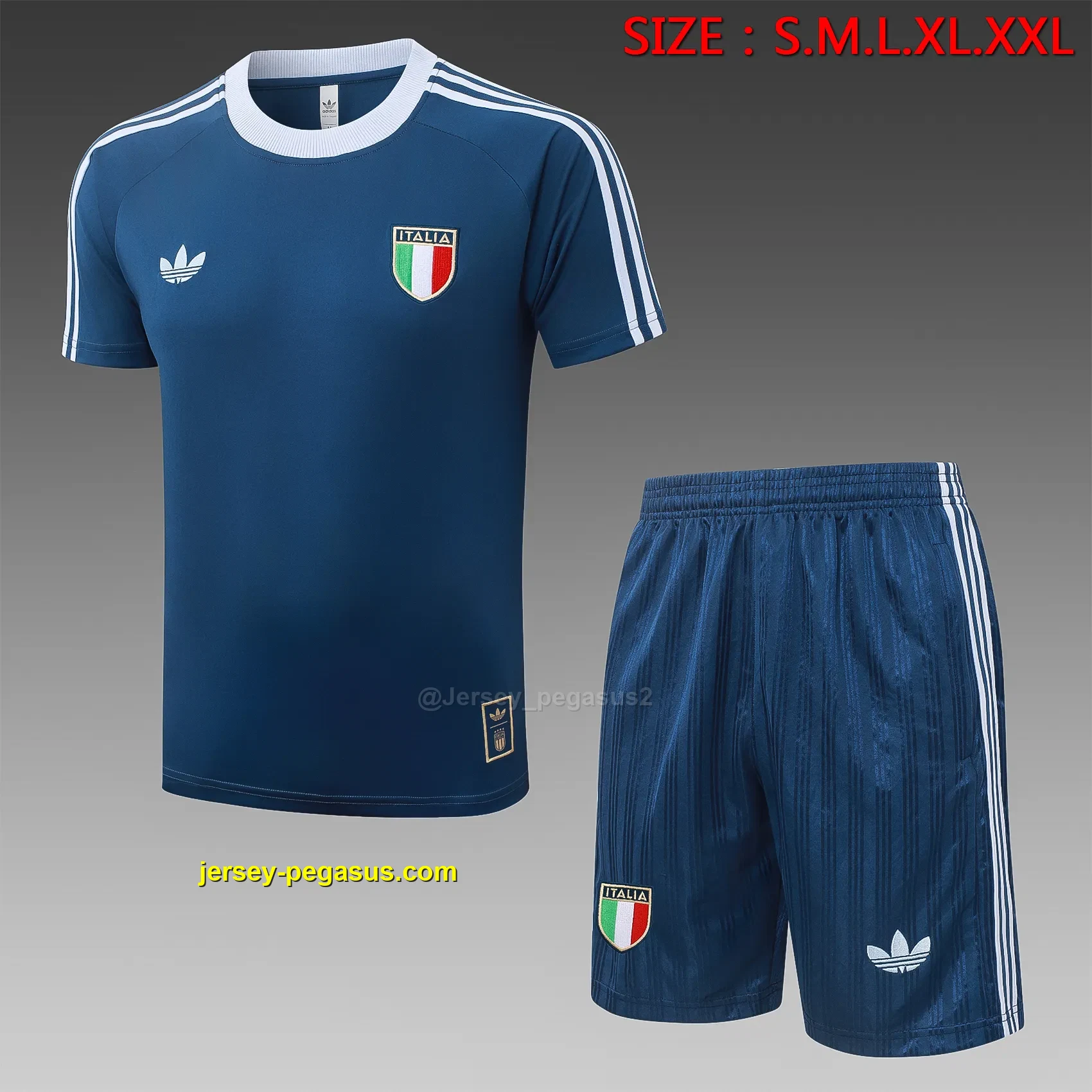 2627 short-sleeved Italian dark blue--Italy 2627 short-sleeved Italian dark blue--Italy