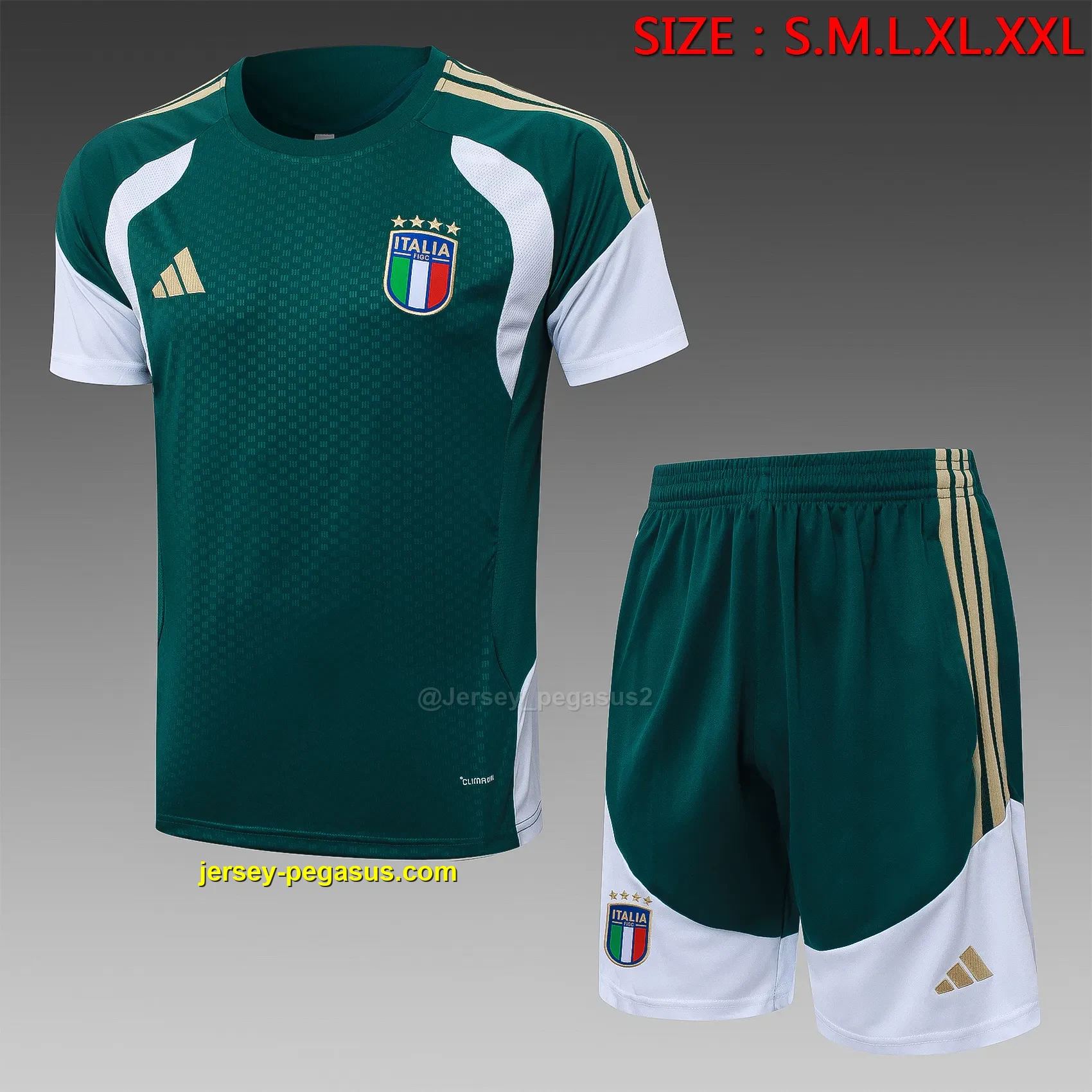 2627 short-sleeved Italian dark green--Italy 2627 short-sleeved Italian dark green--Italy