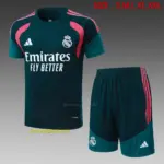 2627 short-sleeved Real Madrid dark green-Real Madri