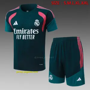 2627 short-sleeved Real Madrid dark green-Real Madri