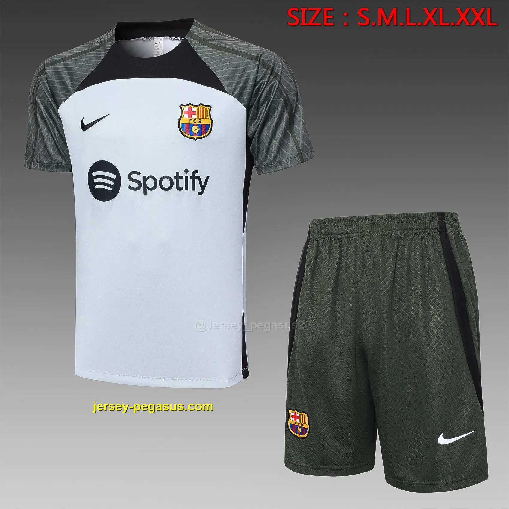 Short Sleeve 2324 Barcelona Light Gray Short Sleeve 2324 Barcelona Light Gray