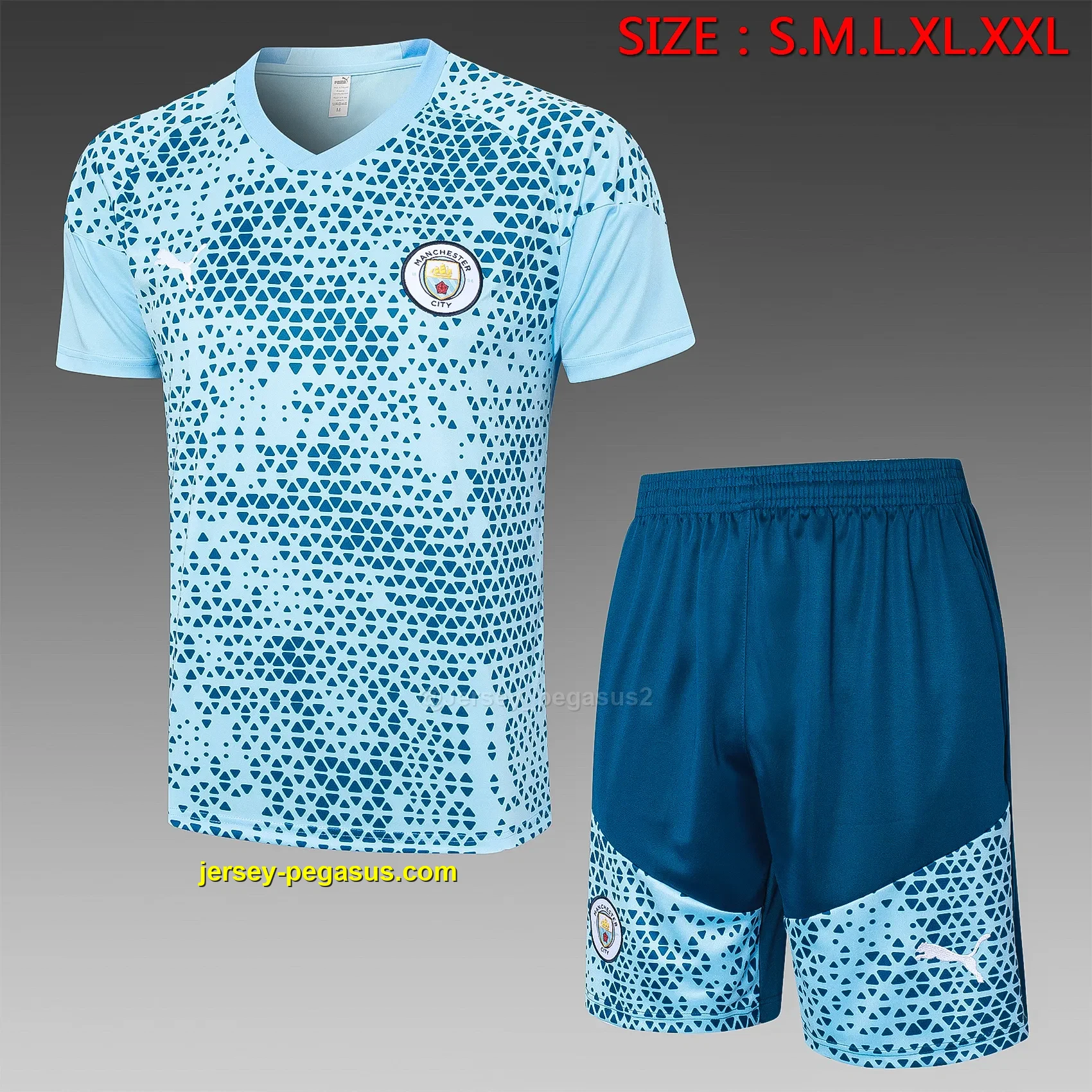 Short Sleeve 2324 Manchester City Light Blue Short Sleeve 2324 Manchester City Light Blue