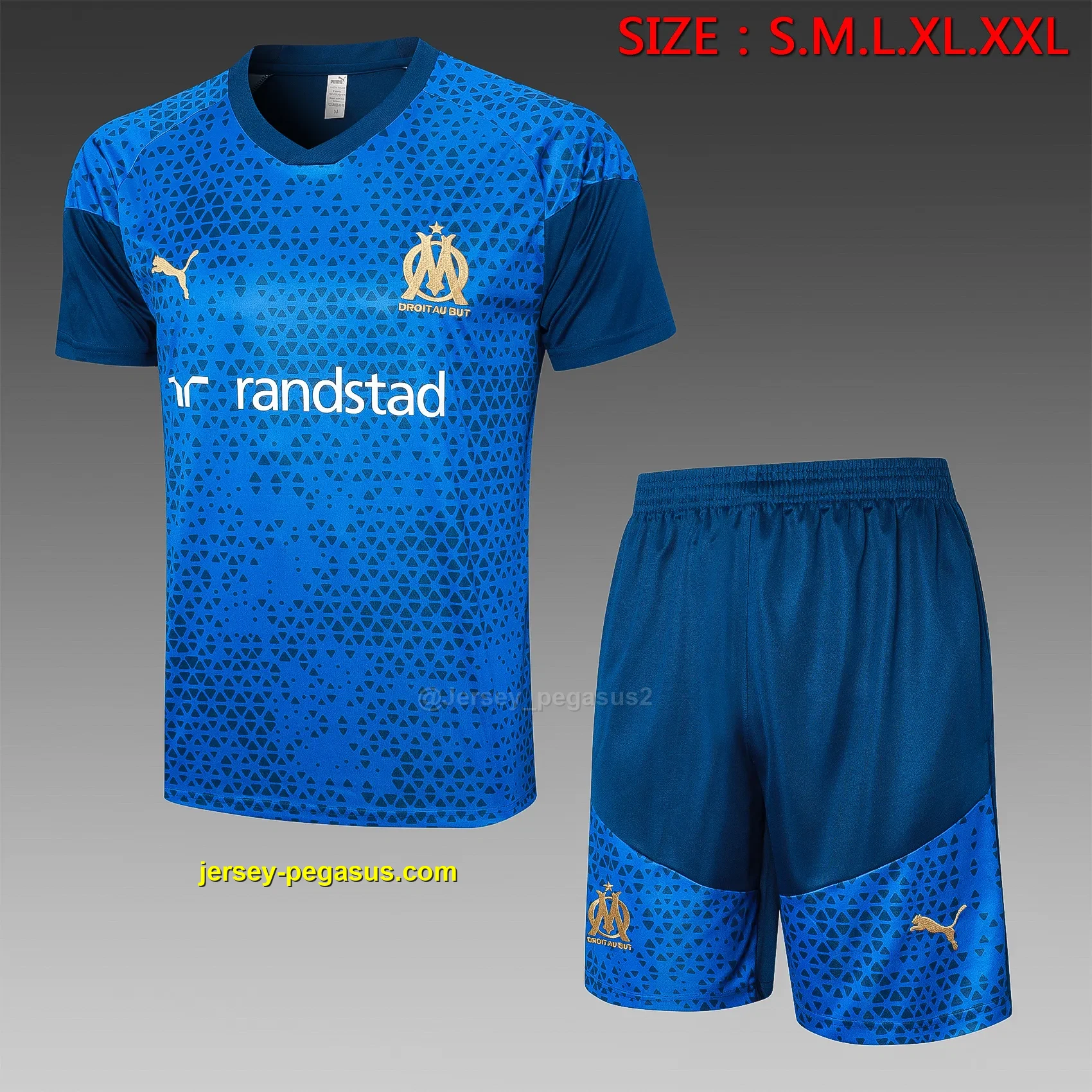 Short Sleeve 2324 Marseille Blue Short Sleeve 2324 Marseille Blue