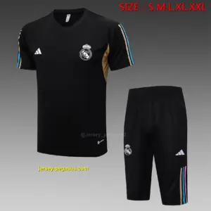 Short Sleeve 2324 Real Madrid Black