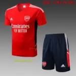 Short-sleeved 2223 Arsenal Red (with five-length pants)