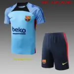 Short-sleeved 2223 Barcelona blue (with cropped pants)