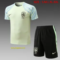 Short-sleeved 2223 Brazilian grass green (with cropped pants)