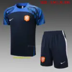 Short-sleeved 2223 Dutch royal blue (with cropped pants)