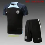 Short-sleeved 2223 Inter Milan black (with cropped pants)