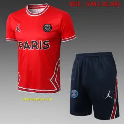 Short-sleeved 2223 Jordan Paris Red (with cropped pants)