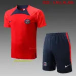 Short-sleeved 2223 Nike Paris Red (with cropped pants)