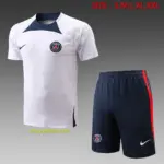 Short-sleeved 2223 Nike Paris White (with cropped pants)