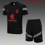 Short-sleeved 2223AC Milan black (with cropped pants))