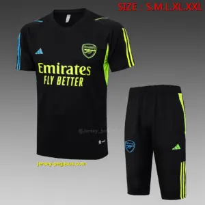 Short-sleeved 2324 Arsenal Black (with cropped pants)