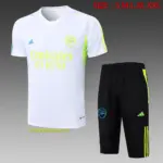 Short-sleeved 2324 Arsenal White (with cropped pants)