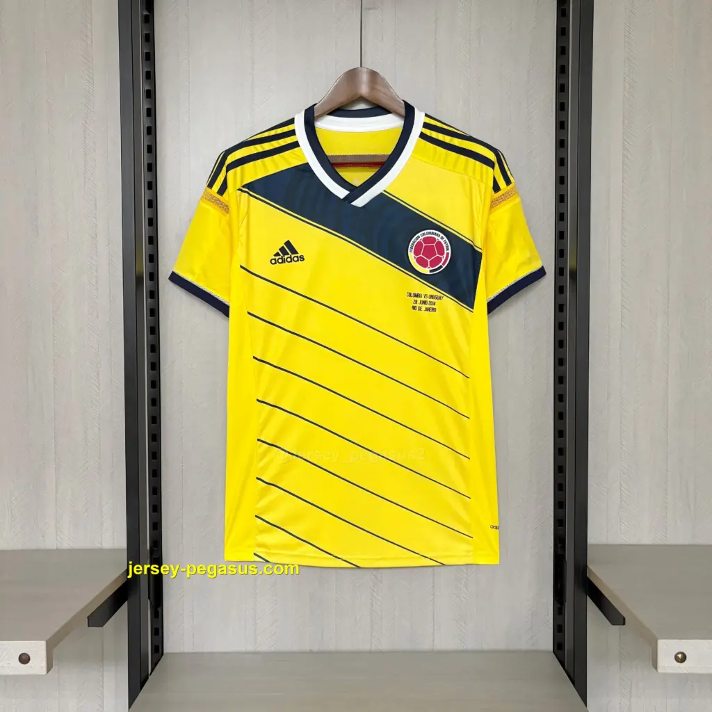 Retro 2014 Colombia home jersey