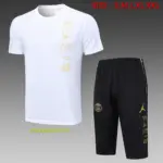 Short-sleeved 2324 Jordan Paris White (with cropped pants)