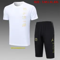 Short-sleeved 2324 Jordan Paris White (with cropped pants)