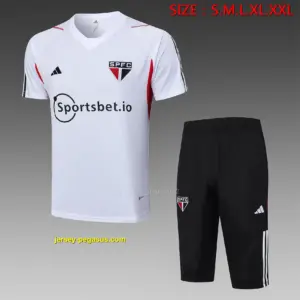 Short-sleeved 2324 Saint Paul White (with cropped pants)