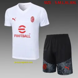 Short-sleeved 2324AC white (with cropped pants)