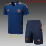 short-sleeved 2223 Manchester United indigo (with cropped pants)