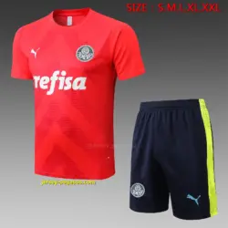 short-sleeved 2223 Palmeiras red (with cropped pants)