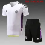 short-sleeved 2223 Real Madrid white (with cropped pants)