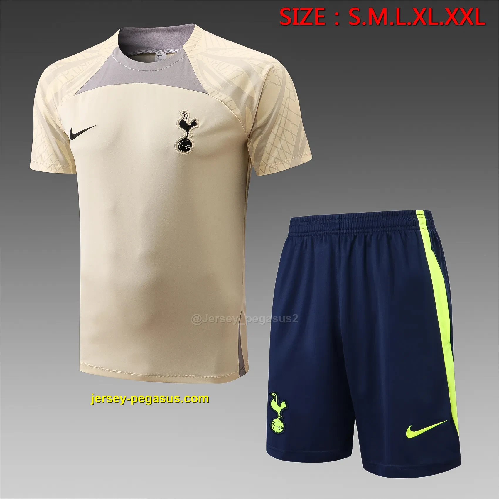 short-sleeved 2223 Tottenham yellow (with cropped pants) short-sleeved 2223 Tottenham yellow (with cropped pants)
