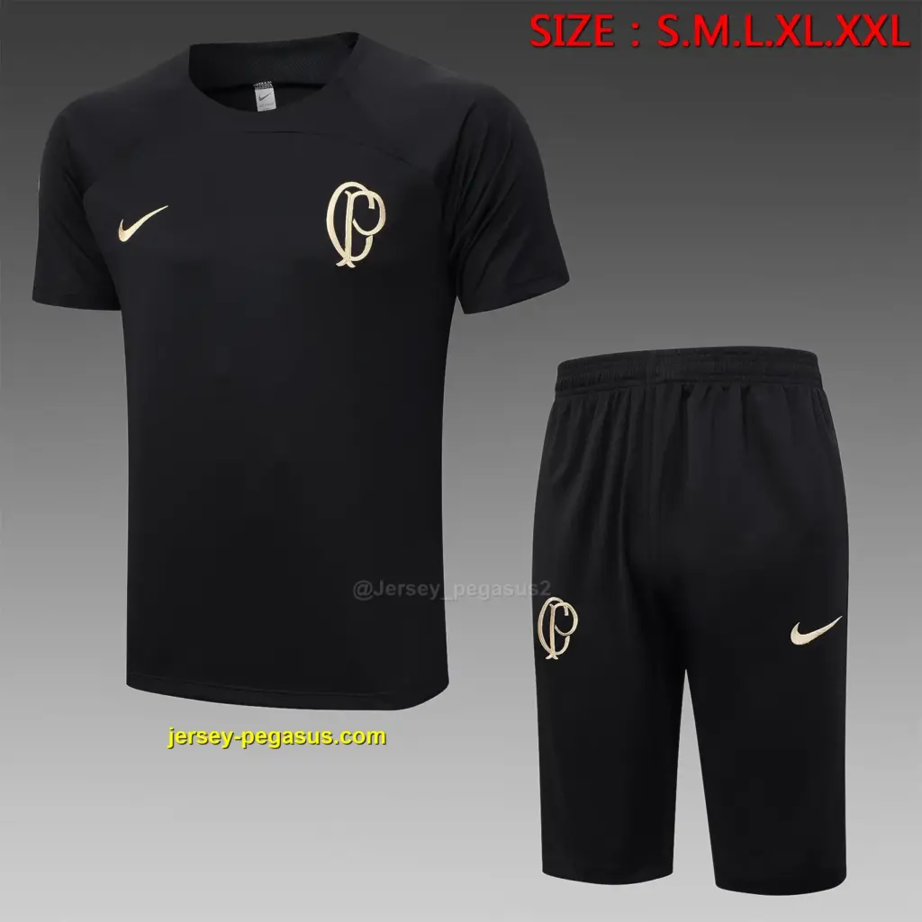 short-sleeved 2324 Corinthians black (with cropped pants)