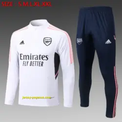 2223 Half Pull Arsenal White