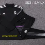 2223 Half Pull Real Madrid Black