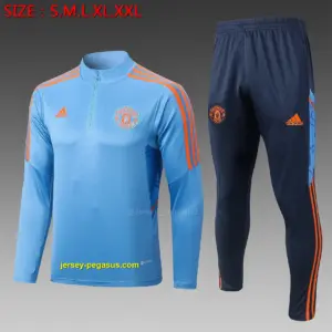 2223 Half pull Manchester United Lake Blue