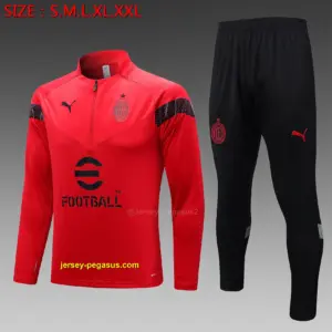 2223 half pull AC Milan red