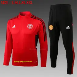 2223 half pull Manchester United red